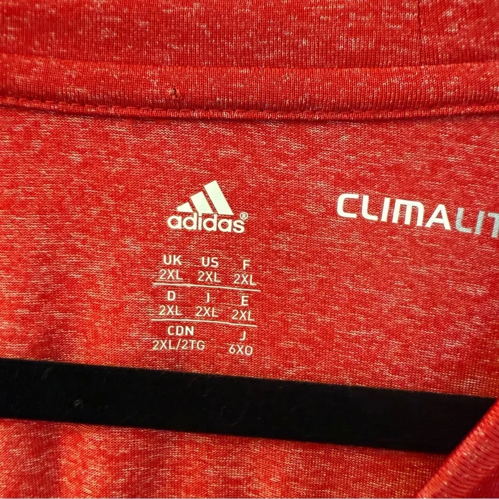 Adidas Miami Heat Red Basketball Tee Men’s 2XL